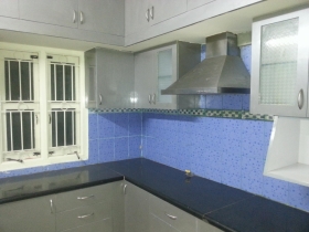 3 bhk semi furnished  flat for sale in lvs lavender, thanisandra. 