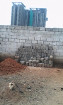 Compound walls of 40x60 site in thanisandra
