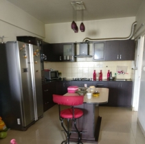 2 bhk semi furnished  flat for rent in golden palms apartment, k narayanapura,hennur main road,