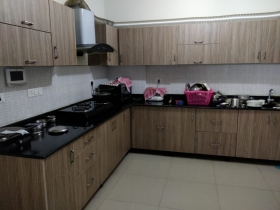 2 bhk semi furnished flat for rent in vajram essenza , hegde nagar, thanisandra main road. 