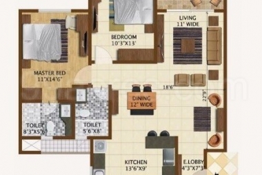 brand new 2 bhk  flat for sale in brigade northridge, jakkur,  close to reva university,yelahanka
