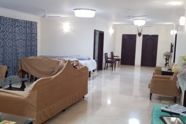 3 bhk fully furnished flat available for rent in regency aura, frazer town, bangalore central.